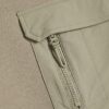 Khaki Slim Fit Nylon Pocket Sweatshirt