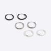 Metal Pack of 3 Multi Mixed Hoop Earrings