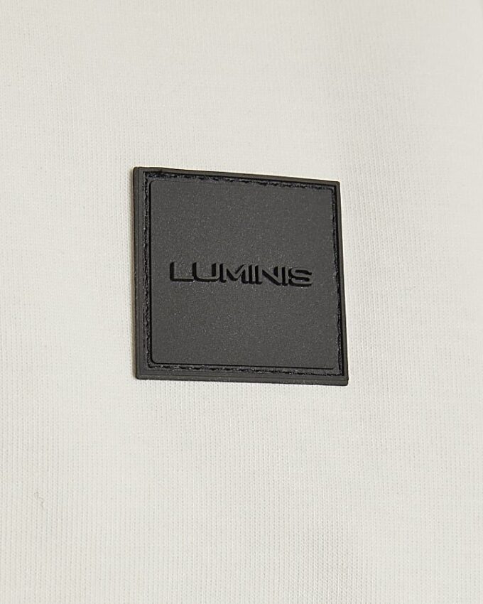 Mini Boys Beige Colour Block Luminis T-Shirt