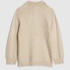 Mini Boys Beige Funnel Neck Top