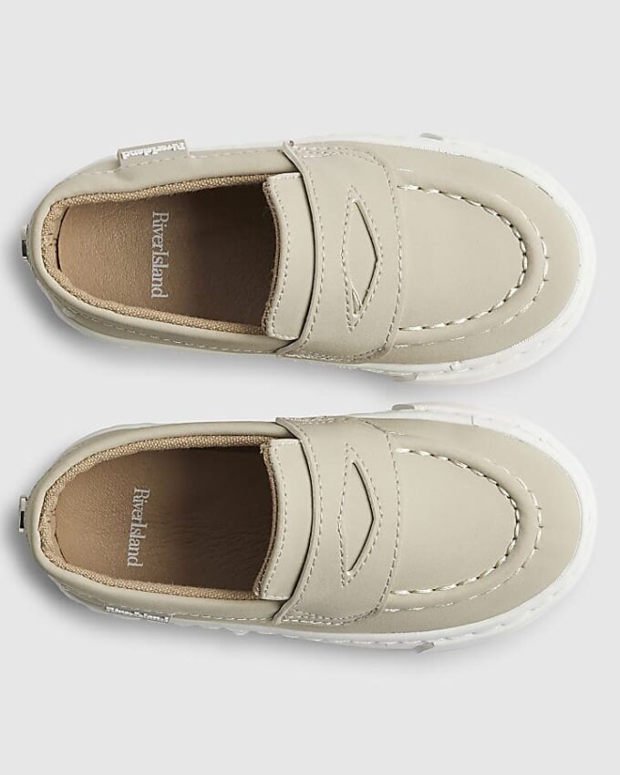 Mini Boys Beige Loafers