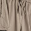 Mini Boys Beige Zip Cargo Trousers Mini Boys Beige Zip Cargo Trousers