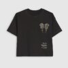 Mini Boys Black Dragon Japanese T-Shirt