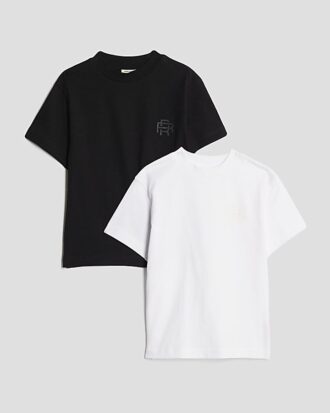 Mini Boys Black Pack Of 2 RI T-Shirts