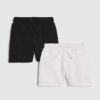 Mini Boys Black RR Shorts Set
