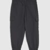 Mini Boys Black Zip Cargo Trousers Mini Boys Black Zip Cargo Trousers