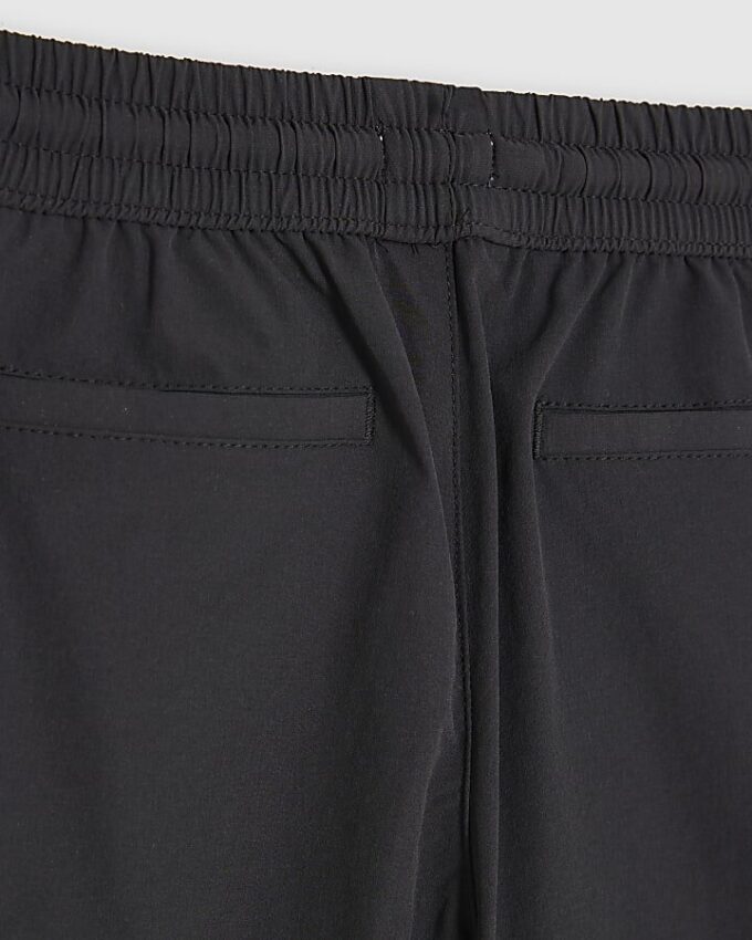 Mini Boys Black Zip Cargo Trousers Mini Boys Black Zip Cargo Trousers