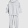 Mini Boys Blue Essentialism Hoodie Set