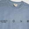 Mini Boys Blue Oversized Ombre Studio T-Shirt