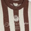 Mini Boys Brown Stripe Football T-Shirt