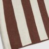 Mini Boys Brown Stripe Football T-Shirt