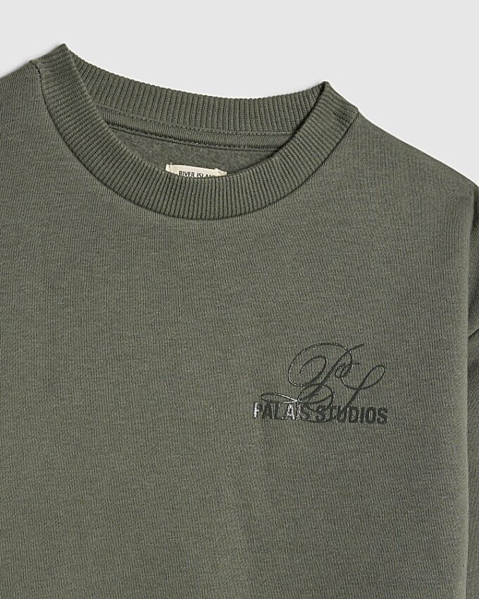 Mini Boys Green Palais Sweatshirt Set Mini Boys Green Palais Sweatshirt Set