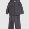 Mini Boys Grey Japanese Dragon Hoodie Set