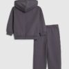 Mini Boys Grey Japanese Dragon Hoodie Set