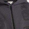 Mini Boys Grey Japanese Dragon Hoodie Set