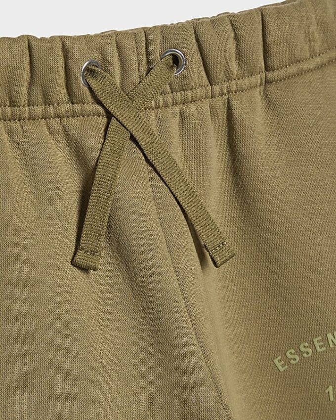 Mini Boys Khaki Essentialism Sweatshirt Set Mini Boys Khaki Essentialism Sweatshirt Set
