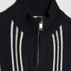 Mini Boys Navy Funnel Neck Top