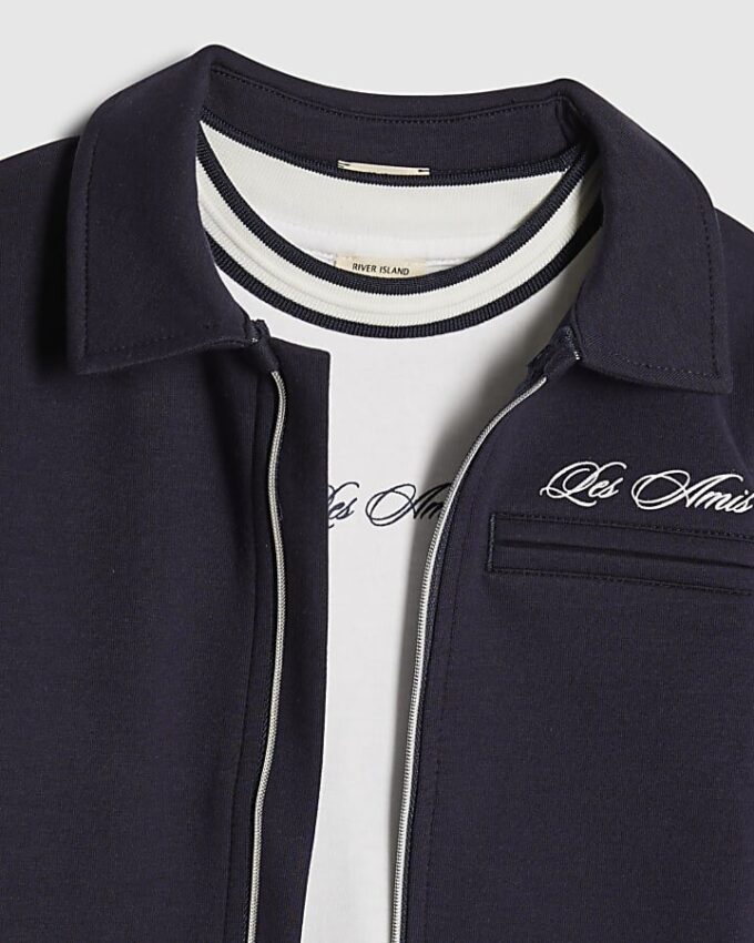 Mini Boys Navy Jacket 3 Piece Set Mini Boys Navy Jacket 3 Piece Set