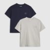 Mini Boys Navy RI Pack Of 2 T-Shirts