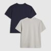 Mini Boys Navy RI Pack Of 2 T-Shirts