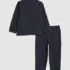 Mini Boys Navy Zip Funnel Sweatshirt Set Mini Boys Navy Zip Funnel Sweatshirt Set