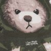Mini Boys White Grafitti Bear T-shirt
