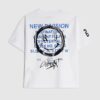 Mini Boys White Grafitti Smile T-Shirt