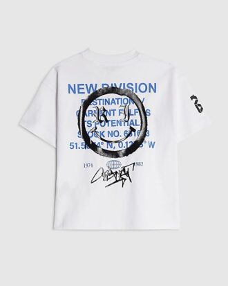 Mini Boys White Grafitti Smile T-Shirt