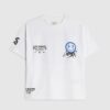 Mini Boys White Grafitti Smile T-Shirt
