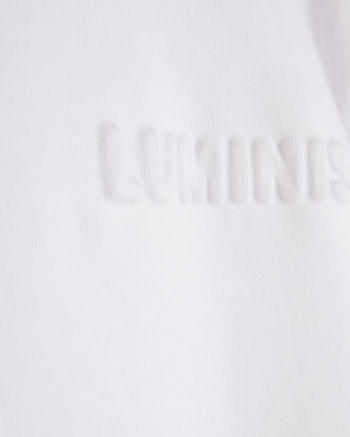 Mini Boys White Luminis Back Print T-Shirt