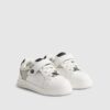 Mini Boys White RI Embossed Trainers