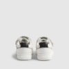 Mini Boys White RI Embossed Trainers