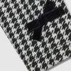 Mini Girls Black Dogtooth Leggings