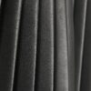 Mini Girls Black Faux Leather Pleated Dress