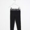 Mini Girls Black RI Waistband Leggings