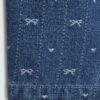 Mini Girls Blue Bow Barrel Jeans