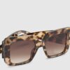 Mini Girls Brown Oversized Sunglasses