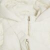 Mini Girls Cream Frilled Gilet With Bag