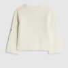 Mini Girls Cream Ladybird Lips Jumper
