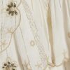 Mini Girls Cream Scalloped Beach Dress