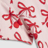 Mini Girls Pink Cherry Fit And Flare Dress