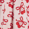 Mini Girls Pink Cherry Fit And Flare Dress