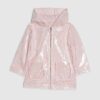 Mini Girls Pink Floral Raincoat