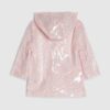 Mini Girls Pink Floral Raincoat