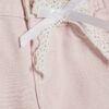 Mini Girls Pink Lace Bow Wide Leg Jeans