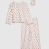 Mini Girls Pink Rosebud Pyjamas Set