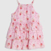 Mini Girls Pink Strawberry Gingham Dress