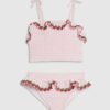 Mini Girls Pink Strawberry Tankini Set Mini Girls Pink Strawberry Tankini Set
