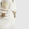 Mini Girls White Monogram Trainers