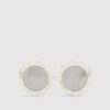 Mini Girls Yellow Flower Sunglasses